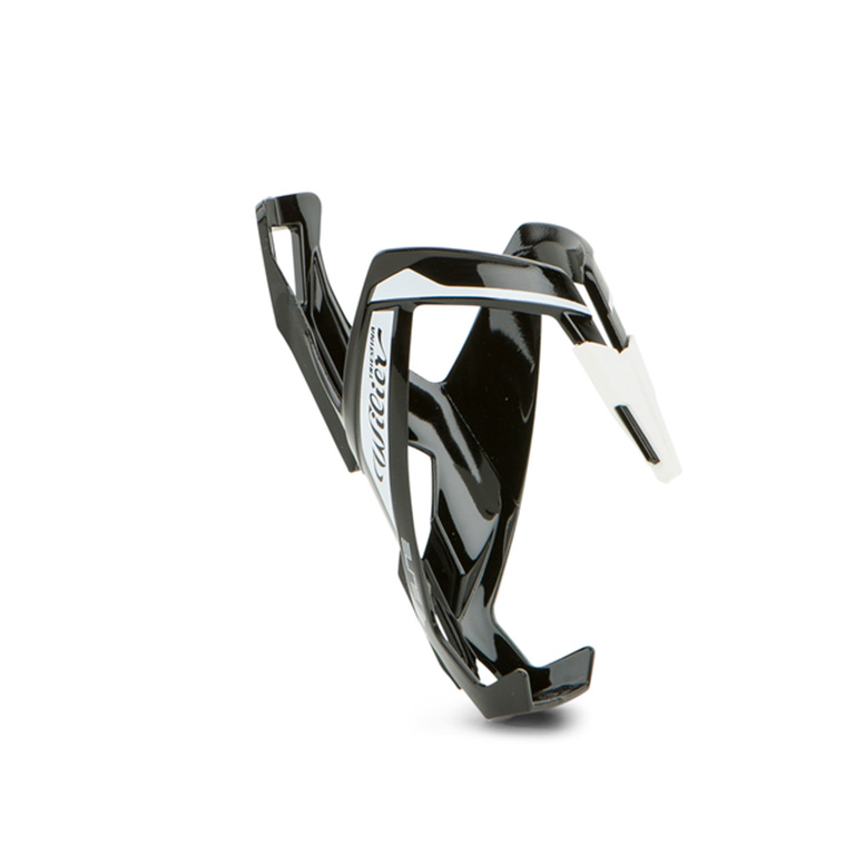 Portabidones Elite custom Race Plus negro, blanco brillante